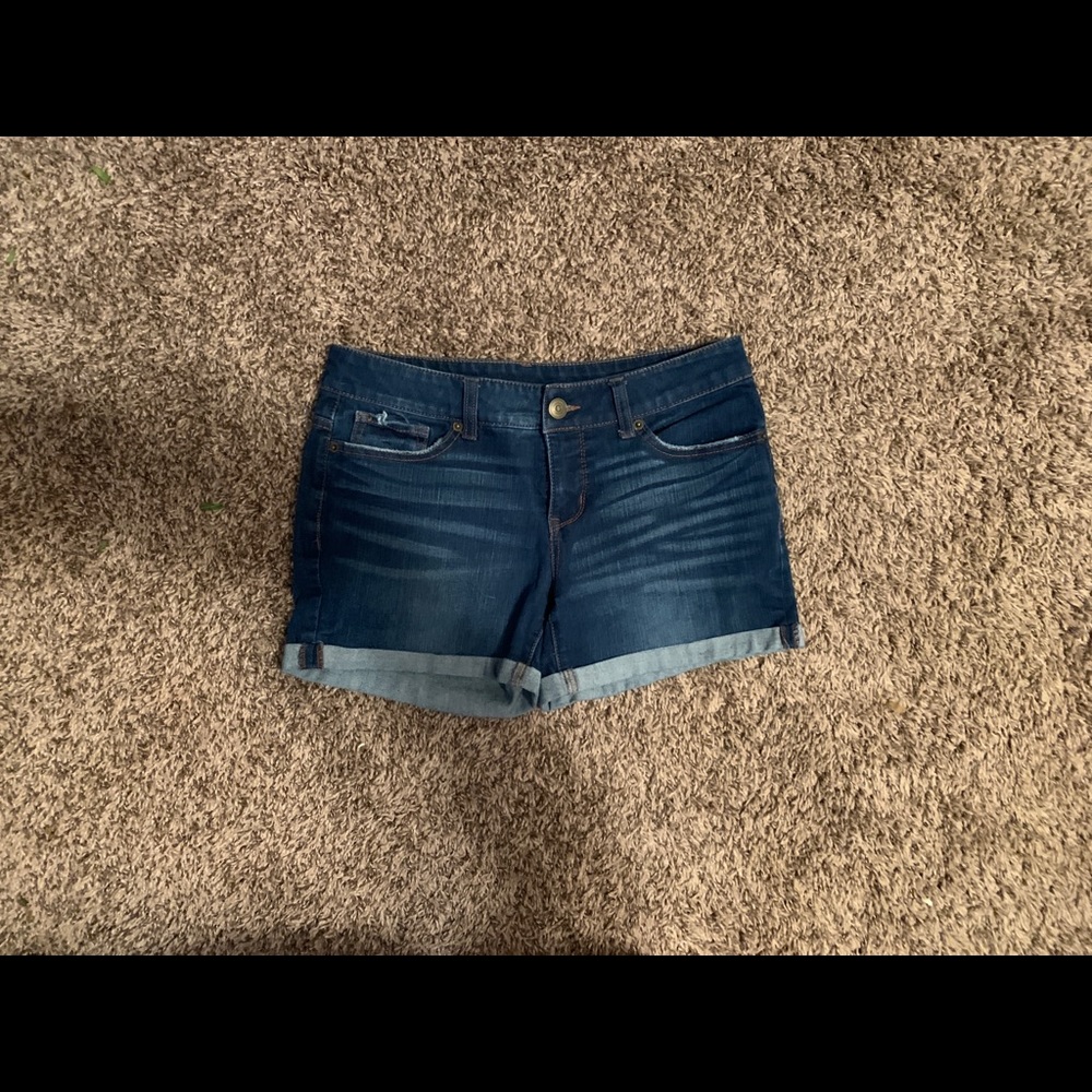 Blue jean shorts